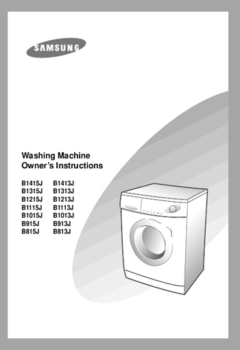 стиральная машина Samsung B815J/B813J
