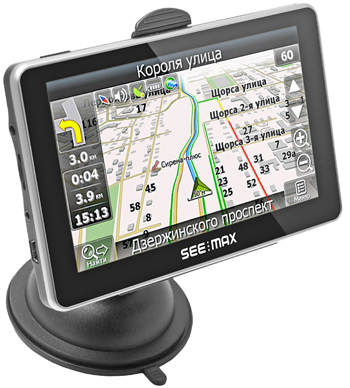 GPS-навигатор SeeMax GPS navi E510 HD BT