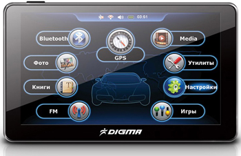 GPS-навигатор Digma DS431BN/DS501BN/DS502N/DS600BN