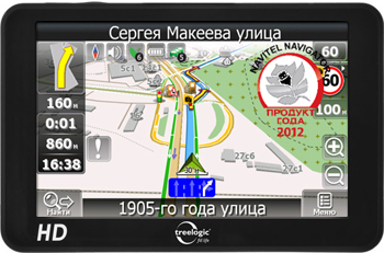 GPS-навигатор Treelogic TL-5013BGF AV HD DVR 4GB