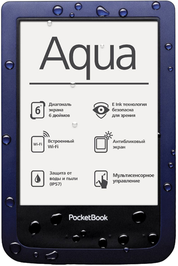 электронная книга PocketBook Aqua