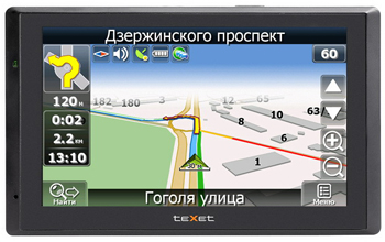 GPS-навигатор Texet TN-711 Atlas 5