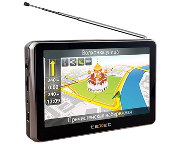 GPS-навигатор Texet TN-770 TV